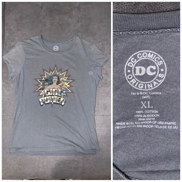 DC Girl Power Tshirt Wonder Woman, Cat Woman, Supergirl - Picture 1 of 1